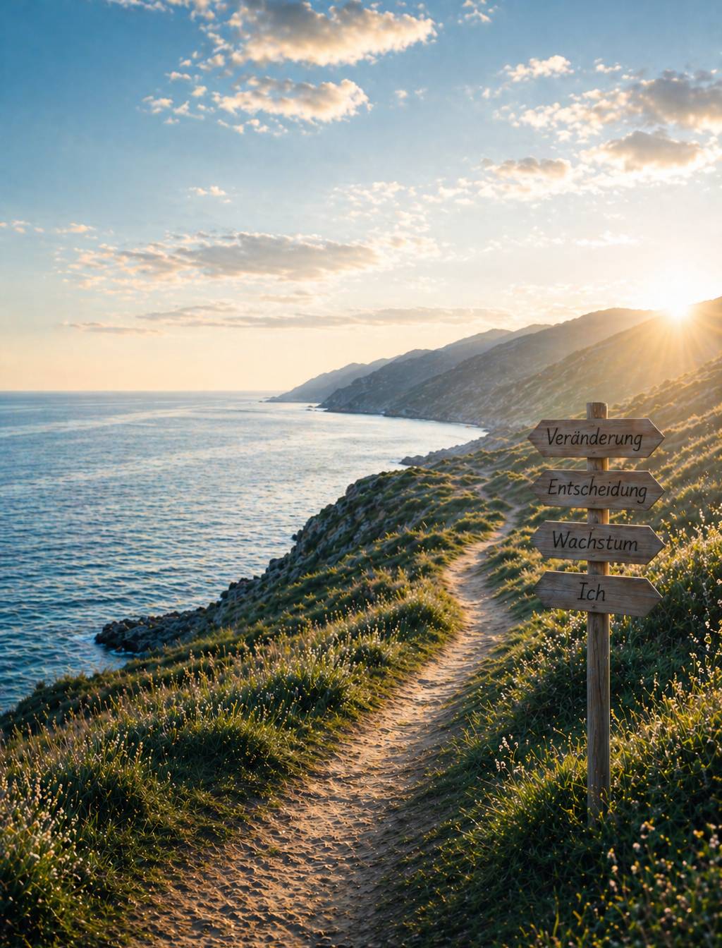 Ein Weg in der Natur – Symbol für Veränderung und Klarheit